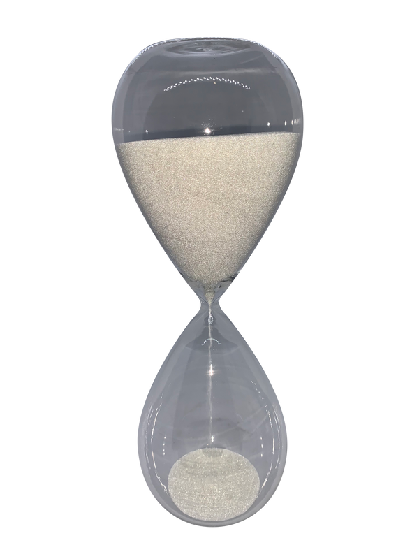 Hourglass White 60min - 30cm