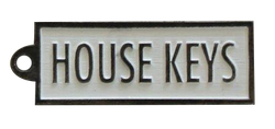 House Keys Keyring