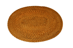Rattan Placemat Oval - Natural