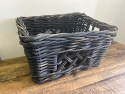 Rectangular Storage Basket - Dark Grey
