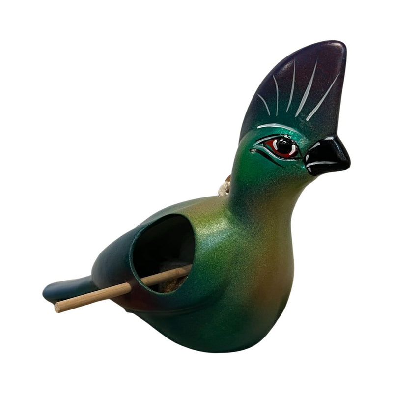 Knysna Loerie Ceramic Bird Feeder