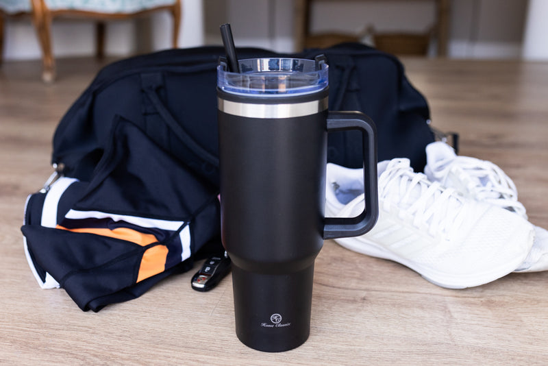 The Boss travel mug with straw - 1200ml