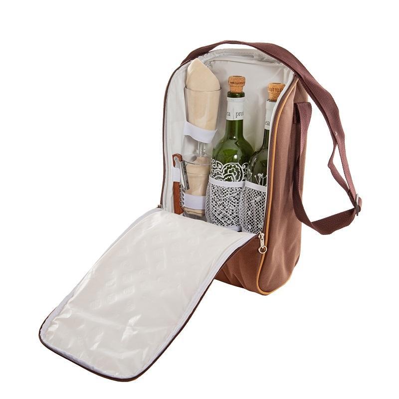 Wine Cooler Bag with Contents