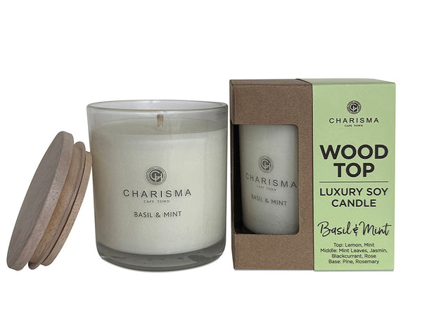 Soy candle - Basil & Mint 250g