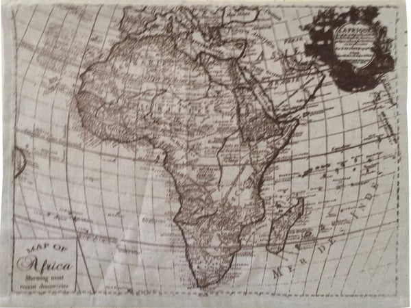 Africa Map Placemat