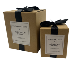 Black Ribbon Jar Candle - Arabian Dusk