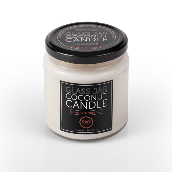 Glass Jar Coconut Candle
