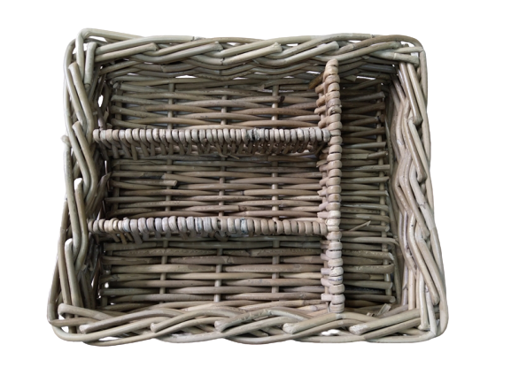 Rattan Thick Cutlery Holder